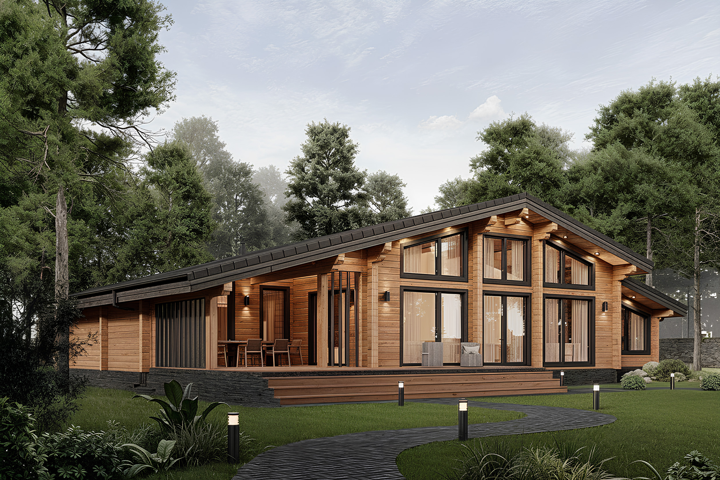 Дом из профилированного бруса VZ-463